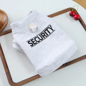 Sudadera con capucha de seguridad para perro de invierno ropa cálida cachorro D-ring