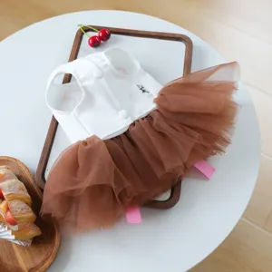 Schönes Sommer Prinzessin Tütü Kleid für kleine Hunde und Katzen, stilvolle Haustier Kleidung.