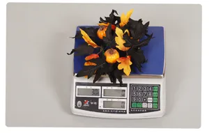 Halloween party candle ring black maple leaves mini pumpkins decorative artificial floral wreath