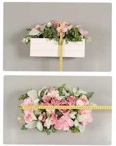 Künstlicher Topfblumenstrauß künstliche Rose für Heimdekoration Hochzeitsfeier Layout Detail
