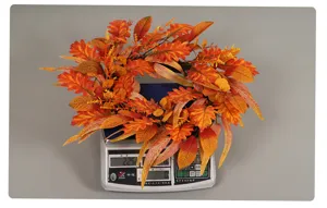 Autumn maple leaf wreath for front door Thanksgiving Halloween home indoor outdoor decor