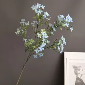 Fleur de lilas artificielle branche unique herbe d'orchidée décoration nordique détail