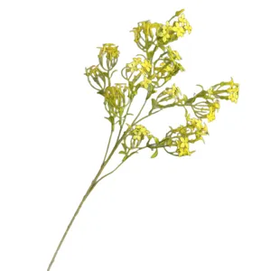 Fleur de lilas artificielle seule branche herbe d'orchidée pour déco de mariage à la maison