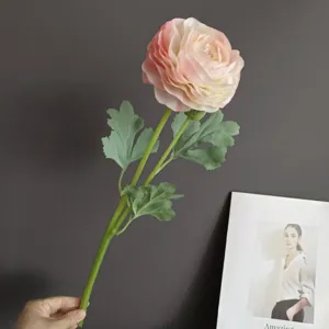 Artificial Ranunculus flower artificial silk flower for home wedding decoration props