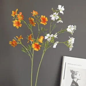 Bouquet di fiori selvatici artificiali simulazione decorazione casa supporto per foto