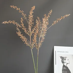 Artificial Fruit Branch Simulation Sparrow Plant Nordic Home Wedding Floral Christmas Design Accessory Plastic Fake Plant Stem