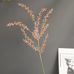 Artificial fruit branch stem for home floral decor, aesthetic minimalist twig detail.