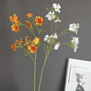 Fiori artificiali di crisantemi selvatici decorazione casa oggetti di scena per foto