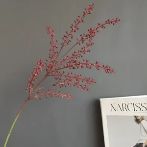 Artificial fruit branch berry for Nordic home decor, wedding floral, and Christmas design accessory.