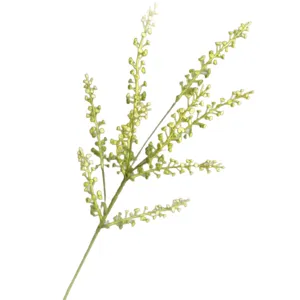 Artificial berry fruit branch green floral stem for home decor wedding party design