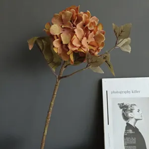 Ramo di ortensia vintage finto decorazione floreale artificiale per matrimonio casa arredamento
