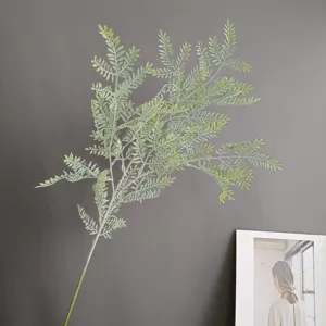 Artificial fern leaf branch detail, perfect for home decor, floral arrangements and wedding styling.