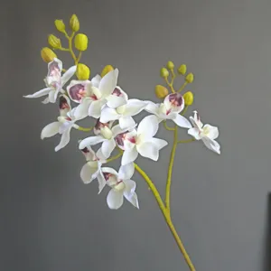 Ramo di orchidea phalaenopsis artificiale tocco realistico per decorazione casa matrimonio composizione