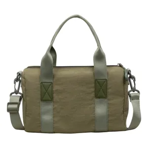 Casual Commuting Travel Crossbody Bag Lightweight Solid Color Women Handbag Large Capacity