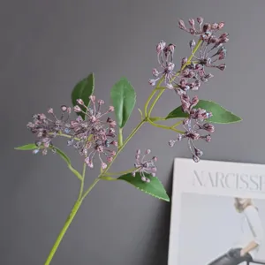 Τεχνητό κλαδί λουλουδιών μούρων διακοσμητικό φυτό για διακόσμηση σπιτιού και συνθέσεις
