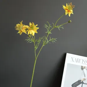 Artificial Wildflower Daisy Chamomile Nigella Branch Home Decor Photo Prop Wholesale