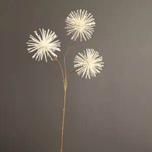 Künstliche Kugel-Blume Löwenzahn Zweig für Heimdekoration, Hochzeit und Blumenarrangement Design.