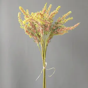 Artificial lavender sage flower bouquet for home wedding decoration photography prop