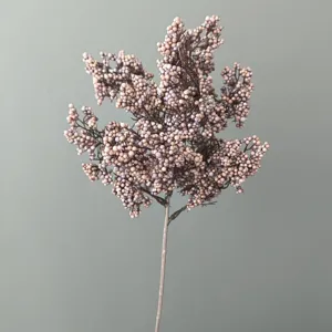 Accessorio floreale artificiale con ramo di bacche in schiuma per decorare la casa