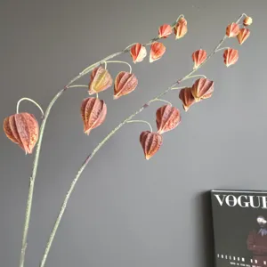 Branche de lampion artificiel en PU pour décoration d'intérieur moderne et élégante.