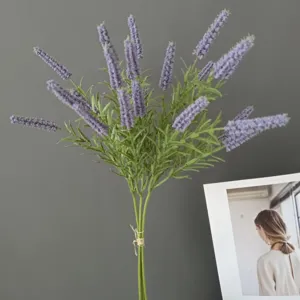 Künstlicher Lavendel Blumenstrauß künstliche Pflanzen für Heimdekoration Hochzeit
