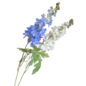 Fiore di Delphinium Artificiale Decorazione per la Casa Nordica Composizione Floreale.