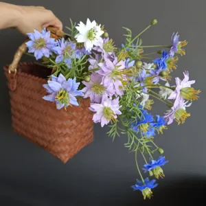 Artificial wildflower daisy bouquet for home decoration and interior photography props.