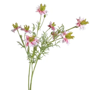 Artificial wild flower daisy chamomile nigella branch for home decoration and photography prop