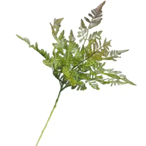 Artificial maidenhair fern plant single branch for Nordic home decor and wedding design.