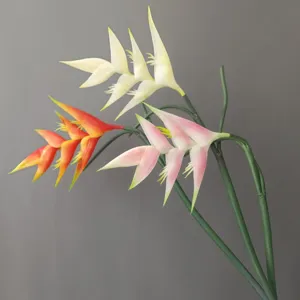 Künstliche tropische Paradiesvogelblume Kunstpflanze für Heimdekoration und Hochzeit.