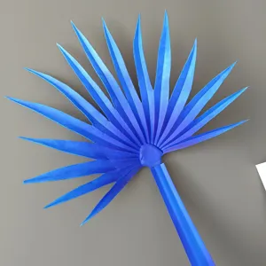 Kunstmatige blauwe palmblad waaier plant voor thuisdecoratie huwelijk etalage decoratie