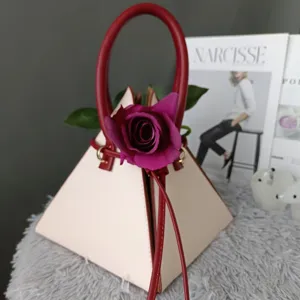 Capullo de rosa artificial para decoración del hogar, flor de simulación para bodas.