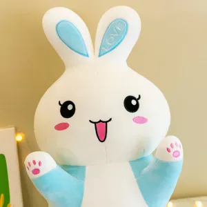 Cute couple rabbit plush pillow long soft bunny doll lovely stuffed toy gift for girls