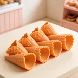 Mini resin ice cream cones flatback cabochons for DIY phone case charm supplies