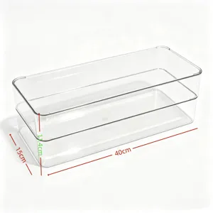 Boîte de rangement pour clavier en acrylique transparent housse anti-poussière pour bureau