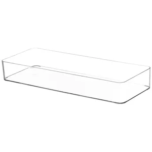 Boîte de rangement de clavier en acrylique transparent couvercle anti-poussière de bureau