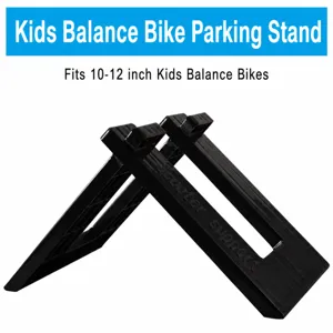 Kids Balance Bike Parking Stand Plastic Bicycle Holder Scooter Storage Rack Portable Floor Support