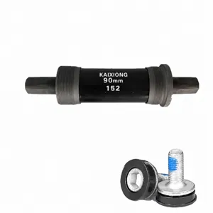 Vierkant-Tretlager fuer Mountainbikes, 90mm Gehaeusebreite, 152mm Gesamtlänge.
