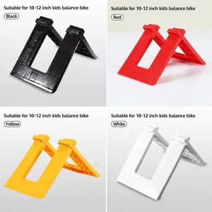 Kids balance bike parking rack plastic scooter stand holder for 10-12 inch wheels