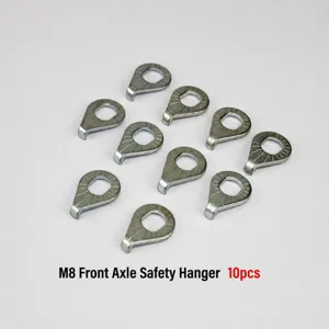 10pz M8 Ganci di Sicurezza per Asse Anteriore Bici Parti per Mountain Bike Set
