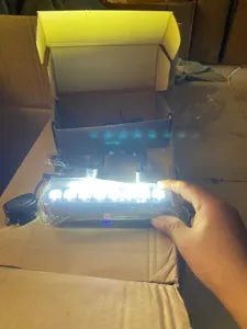 Super heldere LED fietsvoorlamp met meerdere lampen voor veilig rijden in het donker.