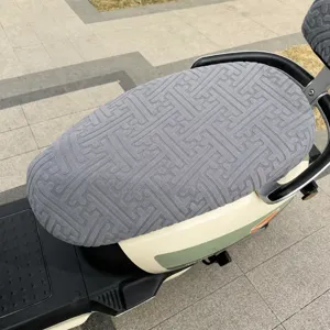 Funda de Asiento para Scooter Eléctrico Jacquard Cojín Transpirable Espeso Detalle