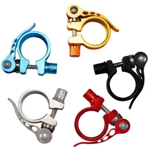 Bicycle Quick Release Seatpost Clamp Aluminum Alloy Mountain Road Bike Seat Post Clamp Cycling Saddle Tube Clip