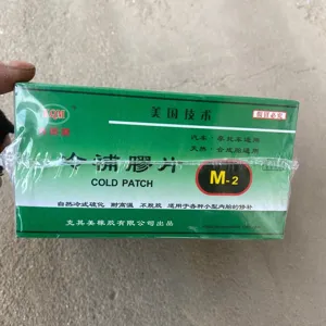 Kit di Riparazione Pneumatici per Bicicletta Toppe in Gomma a Freddo per Mountain Bike Strumenti di Emergenza