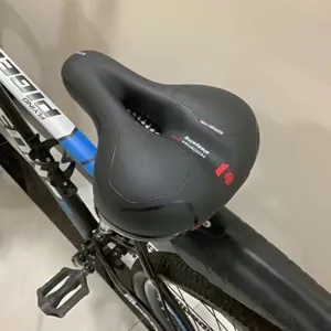 Ergonomic Bicycle Saddle Mountain Bike Seat With Shock Absorbing Springs Breathable Vent Hollow Cycling Saddle
