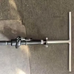 Folding bicycle T-handlebar with foldable stem riser 25.4mm black replacement part