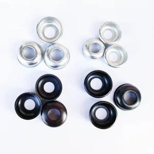 Cuvettes de Roulement d'Essieu de Vélo Métal Pièces de Réparation de Moyeu de Vélo Noir Argent