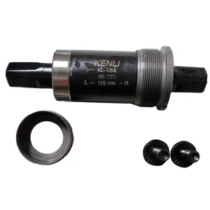 Vierkant Tretlager Fahrrad 68mm 119mm Innenlager mit Schrauben und Dichtungsring Zubehör.