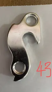 Silbernes Metall Schaltauge für Mountainbike Fahrrad Hinterrad Schmiere und Halterung 43
