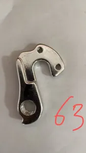 Silberner Metall Mountainbike Schaltauge Fahrrad hinterer Haken Ersatzteil Modell 63